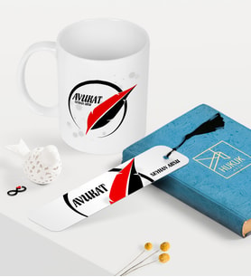 BK Gift Kişiye Özel Avukat Temalı Kupa ve Kitap Ayracı Seti - 13 (Model 1)