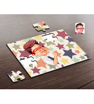 BK Gift Kişiye Özel Erkek Çocuk Karikatürlü Ahşap Puzzle-3