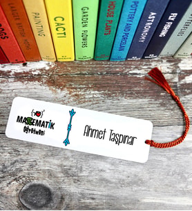 Matematik Öğretmeni Kitap Ayracı