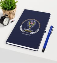BK Gift Kişiye Özel Komiser Yardımcısı Temalı Lacivert Defter Kalem Seti - 2