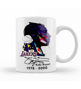 Kobe Bryan Lakers Legend Kupa Bardak Porselen
