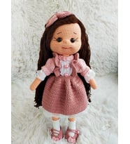 Amigurumi organik oyuncak bebek