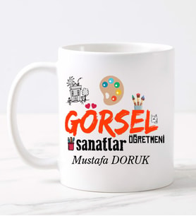 Görsel Sanatlar Öğretmeni  Kupa (Beyaz)