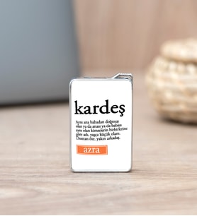 Kardeş Kelime Anlamı İsme Özel Çakmak