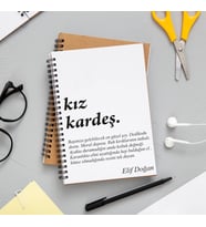 Kız Kardeş Defteri Kişiye Özel