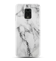 Kılıfland Xiaomi Redmi Note 9 Pro Kılıf Silikon Resimli Kapak Fragile White Marble Mermer Stok 1103