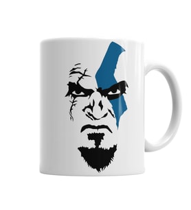 God Of War Kratos Kupa Bardak Porselen