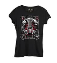 Peace and War Siyah Kadın Tshirt