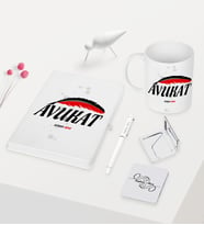 BK Gift Kişiye Özel Avukat Temalı Beyaz Defter Kalem Kupa Ayna Seti - 7 (Model 1)