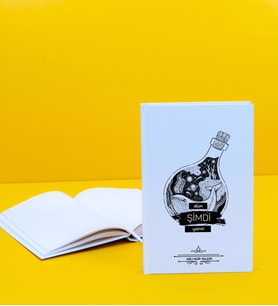 Kişiye Özel "Dün Şimdi Yarın" Motivasyon Temalı Defter