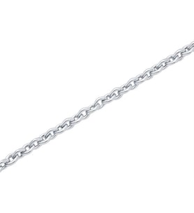 Diamond Line-Gülaylar Beyaz Altın 14 Ayar Hollow Bileklik