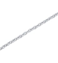 Diamond Line-Gülaylar Beyaz Altın 14 Ayar Hollow Bileklik
