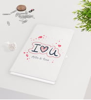 BK Gift Kişiye Özel Sevgililer Günü Beyaz Defter-112