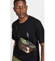 Eastpak Springer Camo Bel Çantası EK074181 (Yeşil-Siyah)