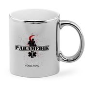 BK Gift Kişiye Özel Mesleki Paramedik Krom Kupa Bardak  2