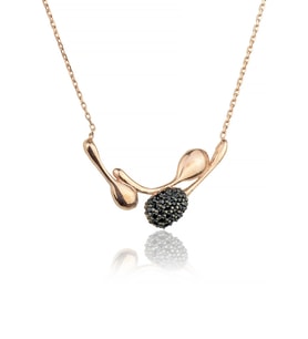 Onix Kolye - Rose