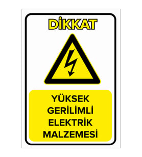 MIGNATIS - Yüksek Gerilimli Elektrik Malzemesi Levhası - Sac Malzeme 50x70cm