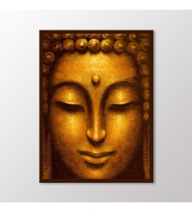 Arty Tablo Altın Buddha Tablo (Karışık)