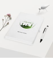BK Gift Kişiye Özel Arapça Öğretmeni Temalı Beyaz Defter Kalem Hediye Seti - 2