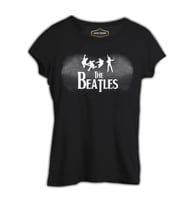 The Beatles 2 Siyah Kadın Tshirt