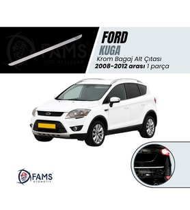 Ford Kuga Krom Alt Bagaj Çıtası 2008-2012 P.ÇELİK
