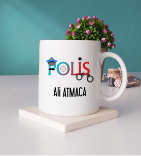 Polis Kupa Bardak ve Taş Bardak Altlığı Seti