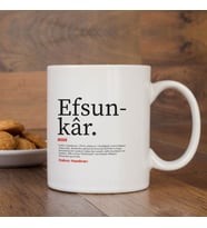 Lügatçe Efsunkar İsme Özel Kupa (Beyaz)