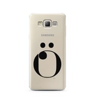 Samsung A7 (2015) Harf Tasarımlı Telefon Kılıfı Ö-Harfi 