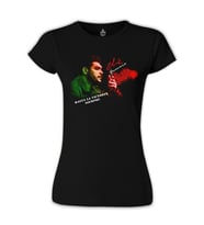 Che Guevara - Green Red Siyah Bayan Tshirt