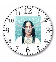 Billie Eilish  Duvar  Saati  Bombeli Gercek   Cam