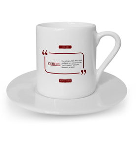 BK Gift Kişiye Özel Cennet Türk Kahvesi Fincanı  2