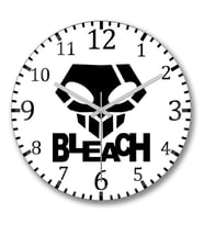 Bleach Duvar Saati Bombeli Gercek Cam