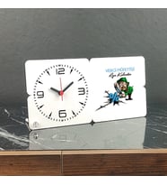 Vergi Müfettişi Ahşap Masa Saati