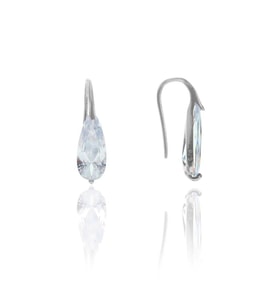 Söğütlü Silver Zirkon taşlı damla küpe