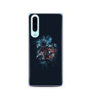 Uzay Boşluğu Tasarım Süper Şeffaf Silikon Telefon Kılıfı Huawei P30 