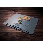 Kişiye Özel Hakem 2 Tasarımlı Mouse Pad (Renksiz)