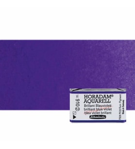 Schmincke Horadam Aquarell 1/1 Tablet 910 Brilliant Blue Violet seri 2