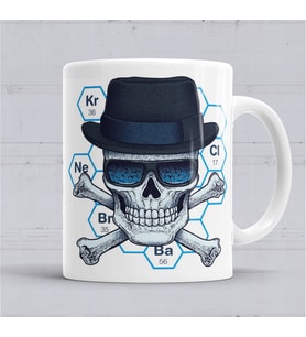 Breaking Bad Skull Kupa Bardak Porselen