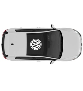 Her Marka Araba için Araç Tavan Sunroof Logo Sticker