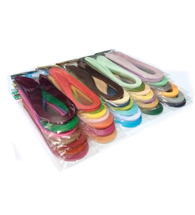 Hayal Sepeti 36 Farklı Renkli Quilling Kağıt Seti - 3 mm - 100 Adetli