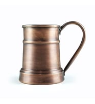 Shark Anatolia Debito Bakır Kupa Bardak Mug (Çok Renkli)