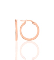 Söğütlü Silver Gümüş rose 20 mm  şarnel halka küpe