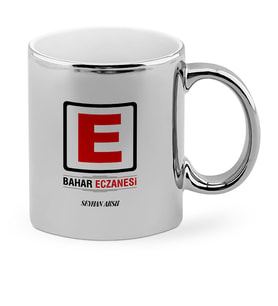 BK Gift Kişiye Özel Mesleki Eczane Krom Kupa Bardak  1