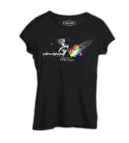 Pink Floyd - In Clouds Siyah Kadın Tshirt
