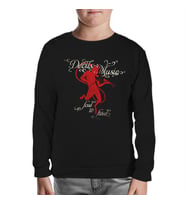 Devil Siyah Çocuk Sweatshirt