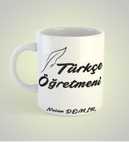 Türkçe Öğretmenine Özel Kupa Bardak