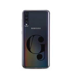 Samsung A50 Harf Tasarımlı Telefon Kılıfı G-Harfi 