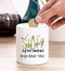 Sınıf Öğretmeni Kişiye Özel Kumbara