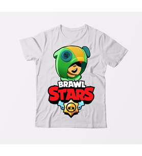 Brawl Stars LEON Çocuk Beyaz Tişört