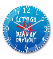 Lets Go Dead By Daylıght Duvar Saati Bombeli Gercek Cam